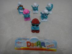 搪塑蓝精灵6只装