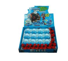 蓝精灵上链闪光音乐陀螺12粒装