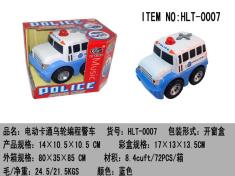 电动卡通乌轮编程警车