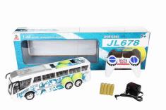 四通遥控巴士-带六灯光，明窗，网球巴士