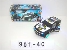 蝙蝠侠开门电动车+旋转360度（灯光+音乐）