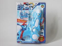 喷漆灯光电动太空枪