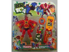 BEN10第4代怪兽（带灯光）+手机（灯光IC)+小小溜溜球（3款混装）