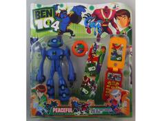 BEN10第4代怪兽（带灯光）+手机（灯光IC)+小小溜溜球（3款混装）