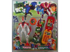 BEN10第4代怪兽（带灯光）+手机（灯光IC)+小小溜溜球（3款混装）