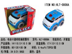 电动卡通明轮编程警车