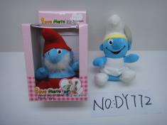 录音毛绒蓝精灵（包电）