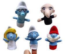 蓝精灵手指公仔