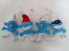 蓝精灵毛绒公仔