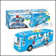 音乐灯光万向 滚动帘蓝精灵巴士