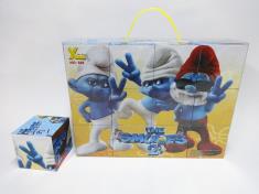 12块 蓝精灵立体益智拼图